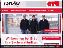 Tablet Screenshot of braeu-gmbh.de